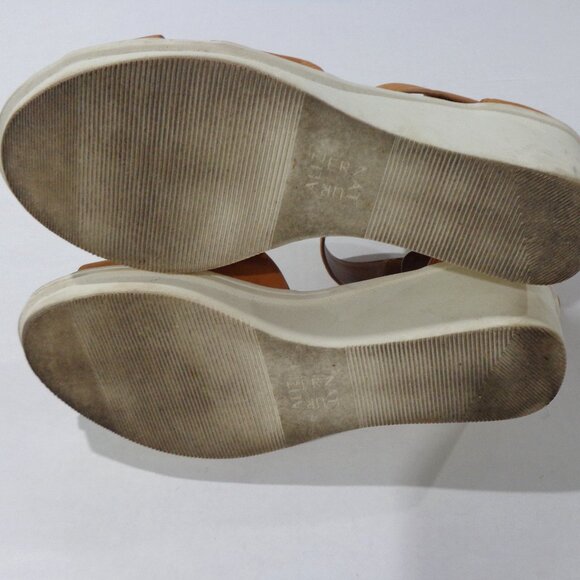 Naturalizer Women's Riviera Tan Leather Wedge Sandals Shoes Size 9.5 M - Picture 8 of 8
